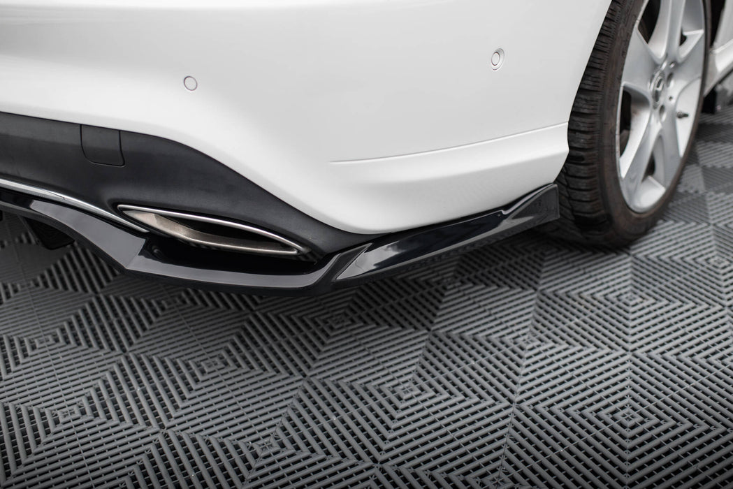 Maxton Design Rear Splitter (with vertical bars) Mercedes-Benz CLA C117 Facelift