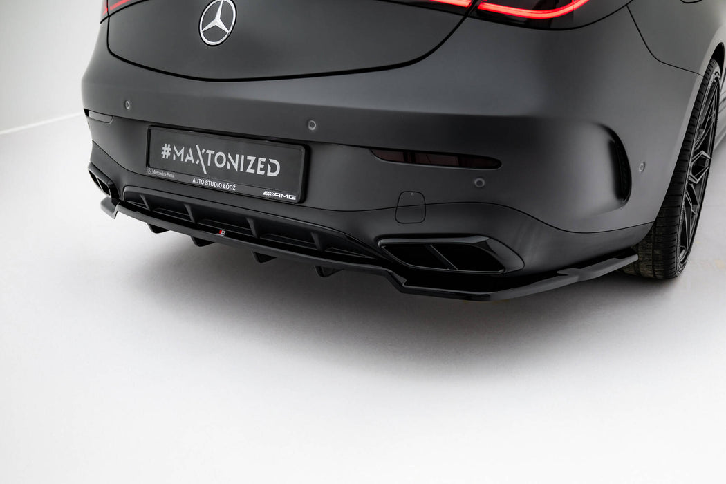 Maxton Design Rear Splitter (with vertical bars) Mercedes-Benz CLE AMG-Line C236