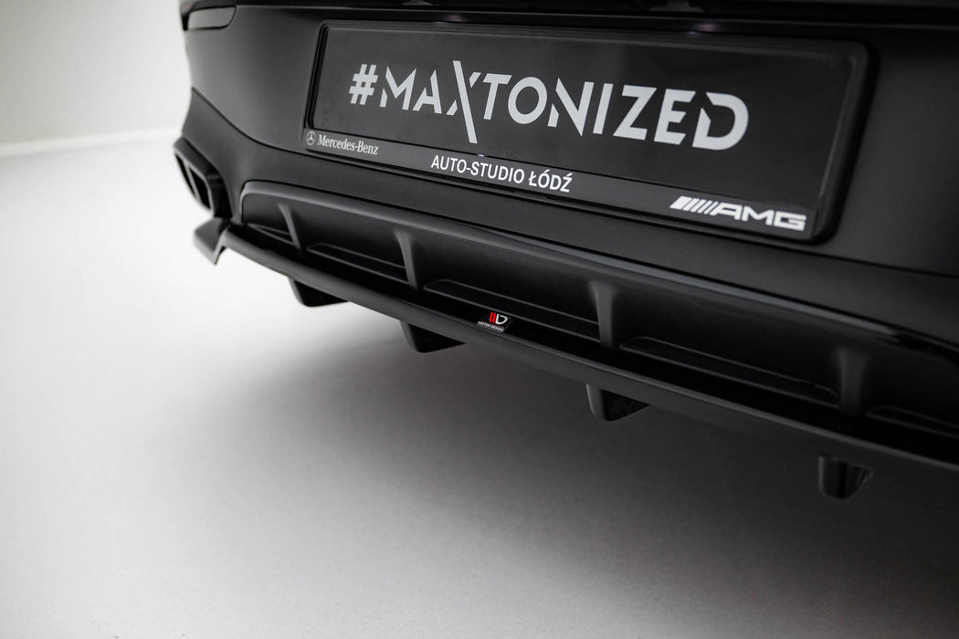 Maxton Design Rear Splitter (with vertical bars) Mercedes-Benz CLE AMG-Line C236
