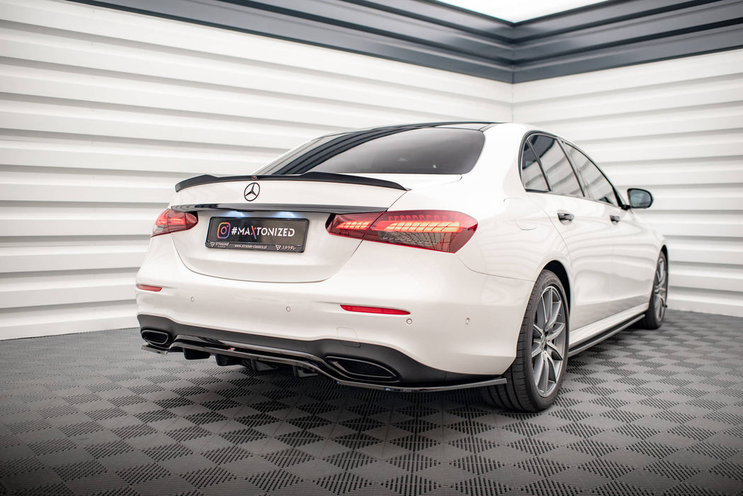 Maxton Design Rear Splitter (with vertical bars) Mercedes-Benz E AMG-Line Sedan W213 Facelift