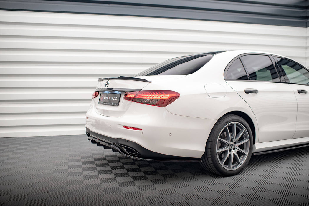 Maxton Design Rear Splitter (with vertical bars) Mercedes-Benz E AMG-Line Sedan W213 Facelift