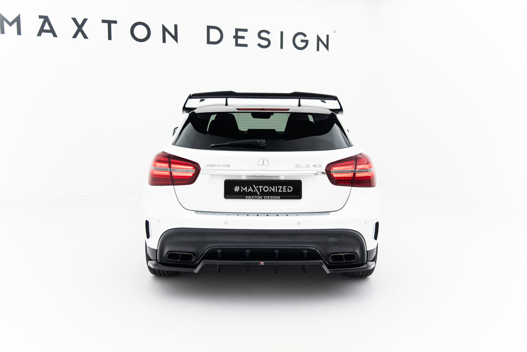 Maxton Design Rear Splitter (with vertical bars) Mercedes-Benz GLA 45 AMG X156 Facelift
