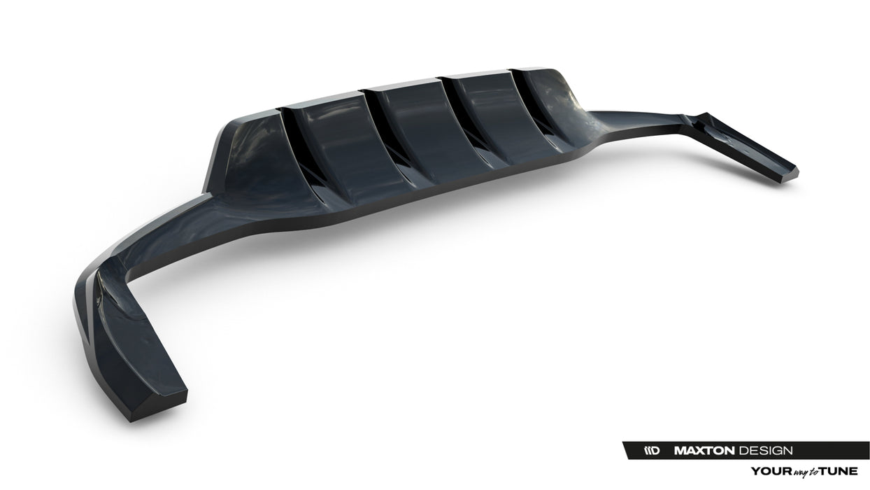Maxton Design Rear Splitter (with vertical bars) Mercedes-Benz GLA 45 AMG X156 Facelift