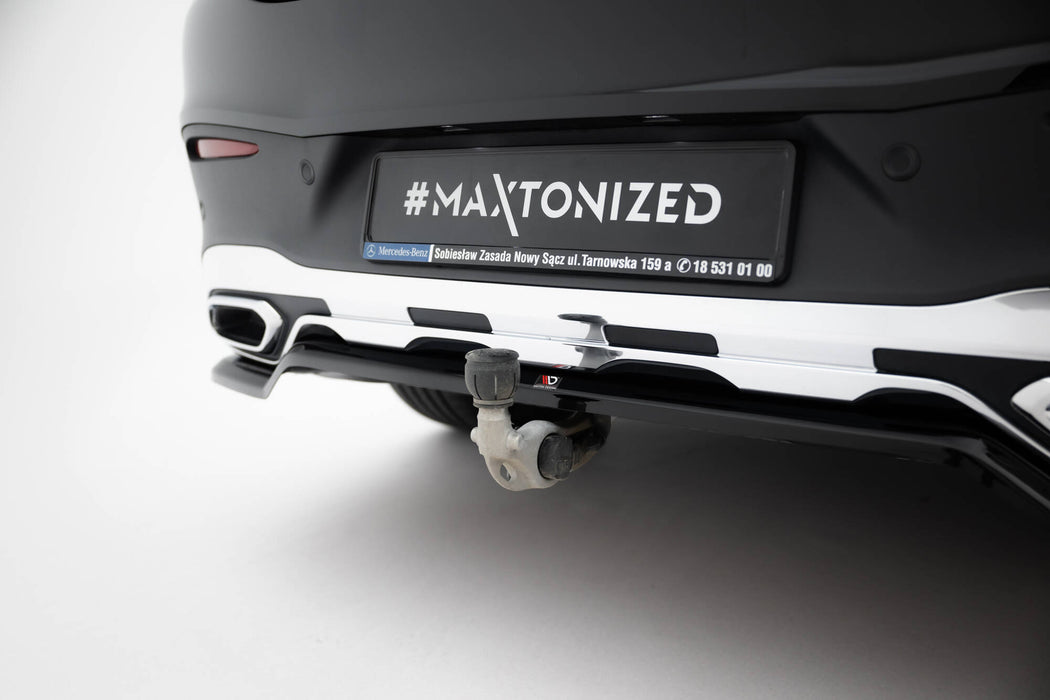 Maxton Design Rear Splitter (with vertical bars) Mercedes-Benz GLC Coupe AMG-Line C254