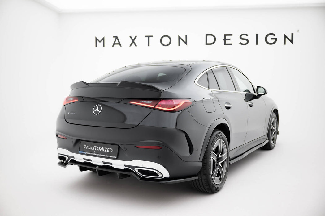 Maxton Design Rear Splitter (with vertical bars) Mercedes-Benz GLC Coupe AMG-Line C254
