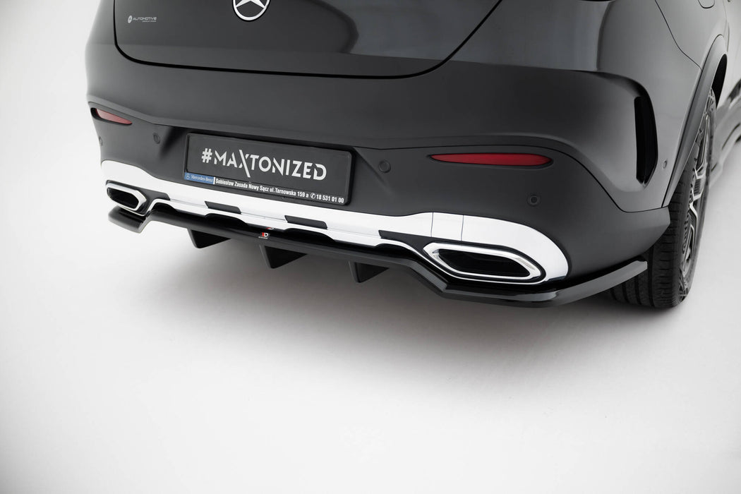 Maxton Design Rear Splitter (with vertical bars) Mercedes-Benz GLC Coupe AMG-Line C254