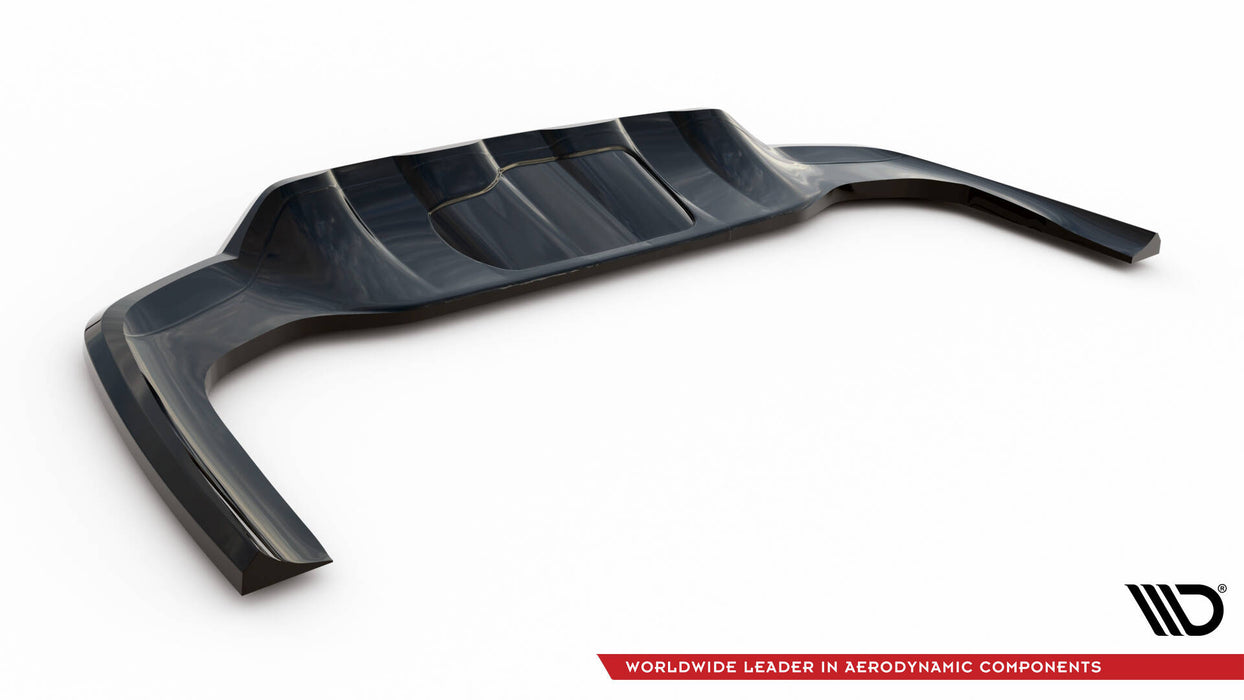 Maxton Design Rear Splitter (with vertical bars) Mercedes-Benz GLC Coupe AMG-Line C254