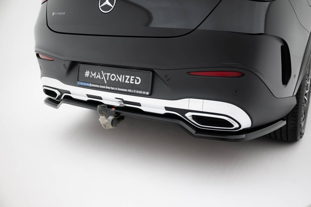 Maxton Design Rear Splitter (with vertical bars) Mercedes-Benz GLC Coupe AMG-Line C254