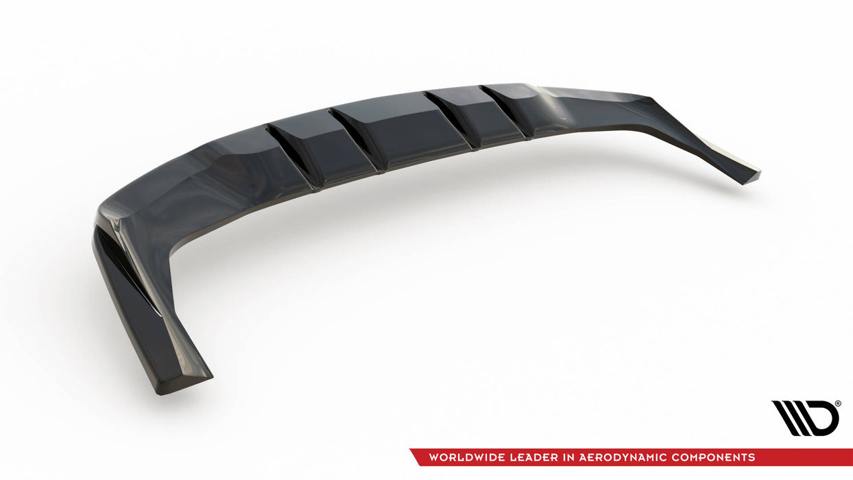 Maxton Design Rear Splitter (with vertical bars) Mercedes-Benz GLE Coupe AMG-Line C167 / C167 Facelift