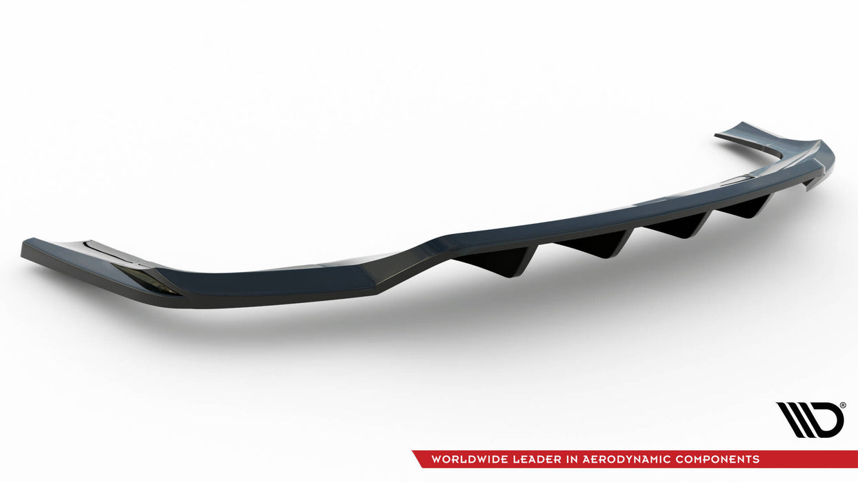 Maxton Design Rear Splitter (with vertical bars) Mercedes-Benz GLE SUV AMG-Line W167 / W167 Facelift