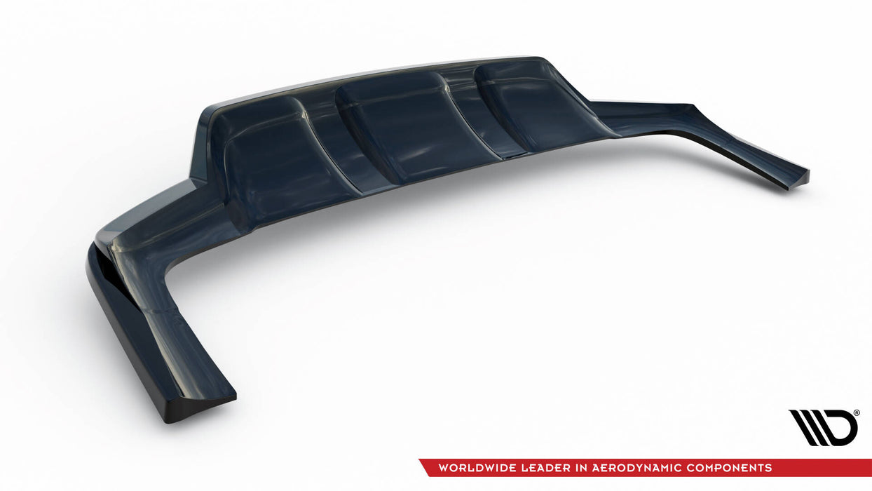 Maxton Design Rear Splitter (with vertical bars) Mercedes-Benz GLE SUV AMG-Line W167 / W167 Facelift
