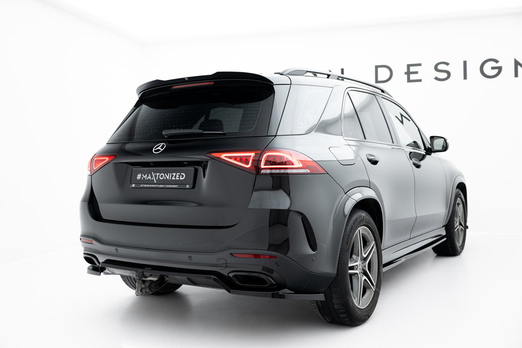 Maxton Design Rear Splitter (with vertical bars) Mercedes-Benz GLE SUV AMG-Line W167 / W167 Facelift