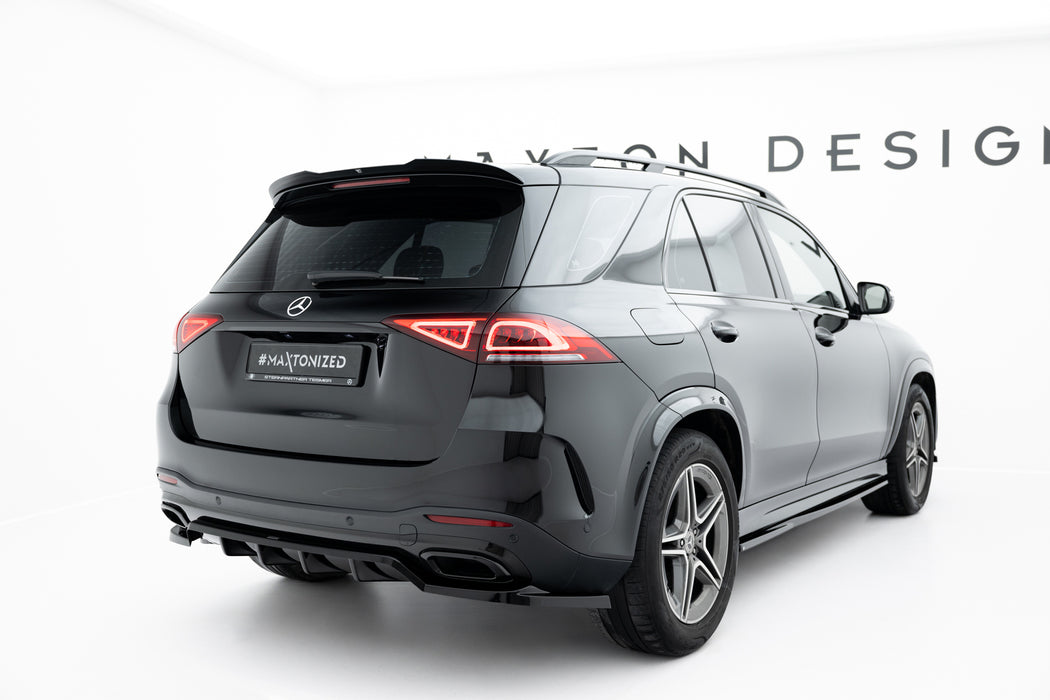 Maxton Design Rear Splitter (with vertical bars) Mercedes-Benz GLE SUV AMG-Line W167 / W167 Facelift