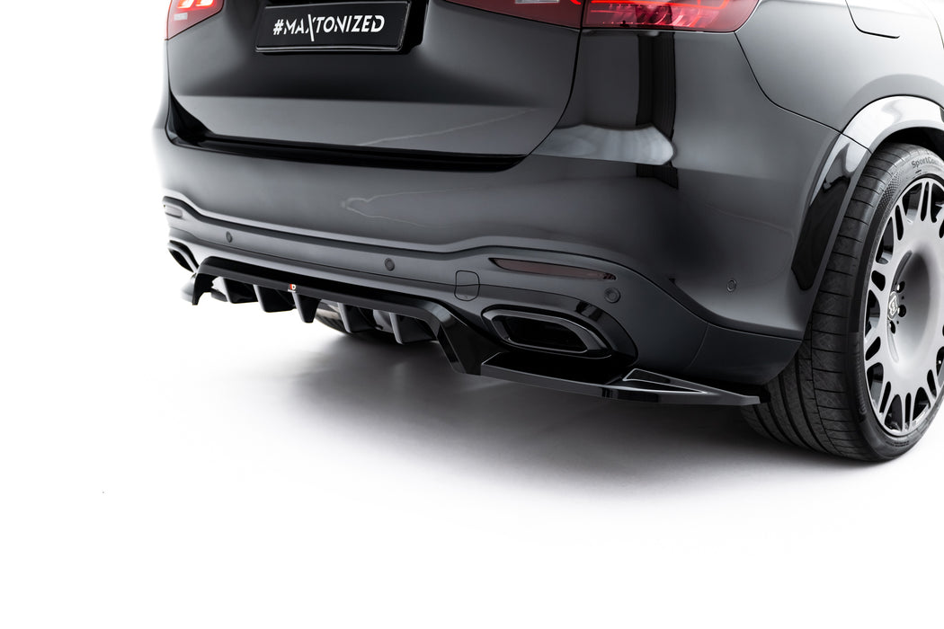 Maxton Design Rear Splitter (with vertical bars) Mercedes-Benz GLS AMG-Line X167 Facelift
