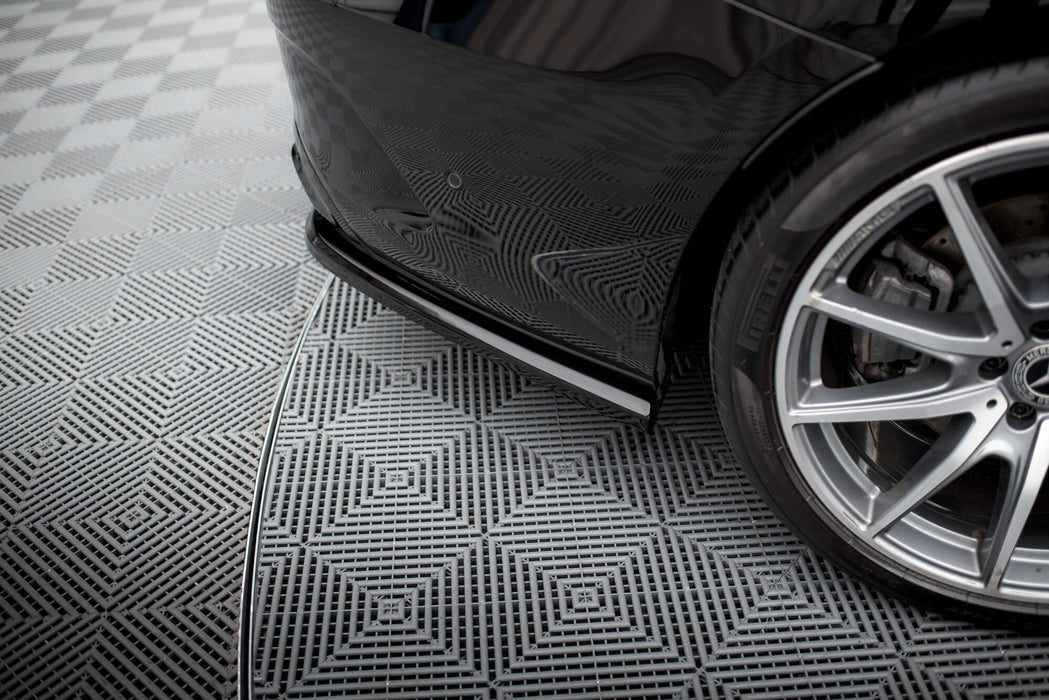 Maxton Design Rear Splitter (with vertical bars) Mercedes-Benz S Coupe AMG-Line C217 Facelift