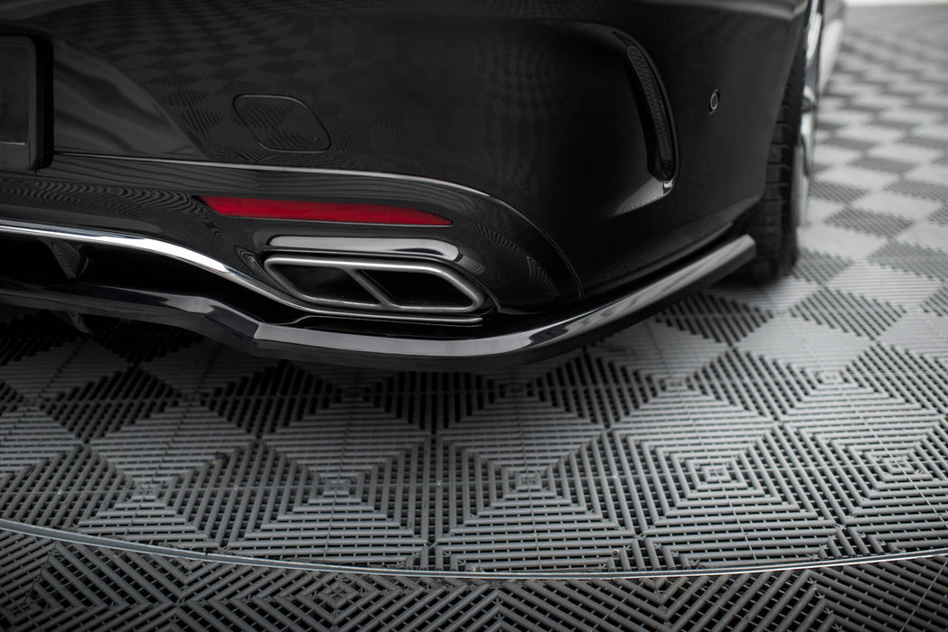Maxton Design Rear Splitter (with vertical bars) Mercedes-Benz S Coupe AMG-Line C217 Facelift