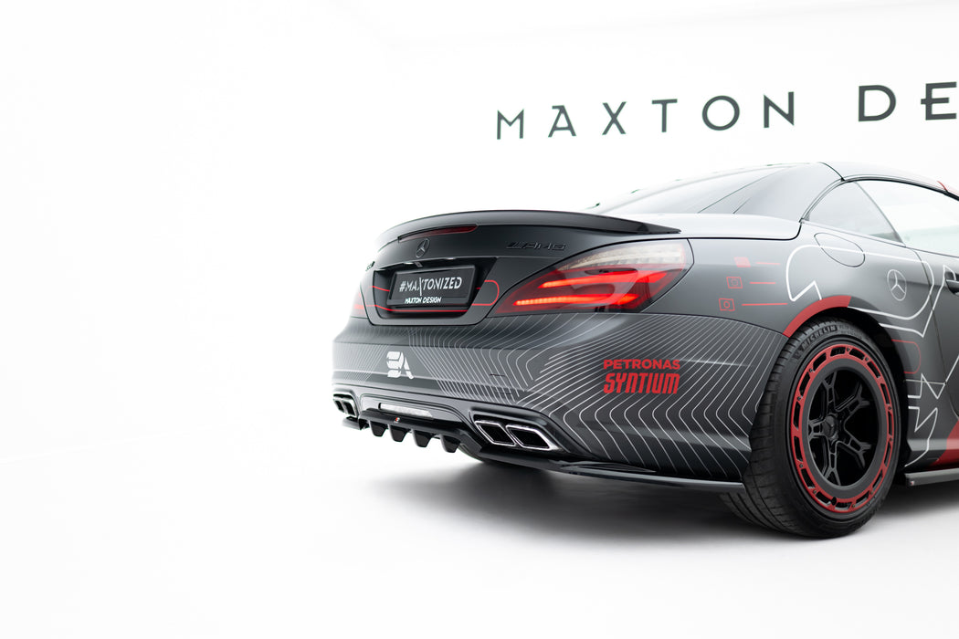 Maxton Design Rear Splitter (with vertical bars) Mercedes-Benz SL 63 AMG R231