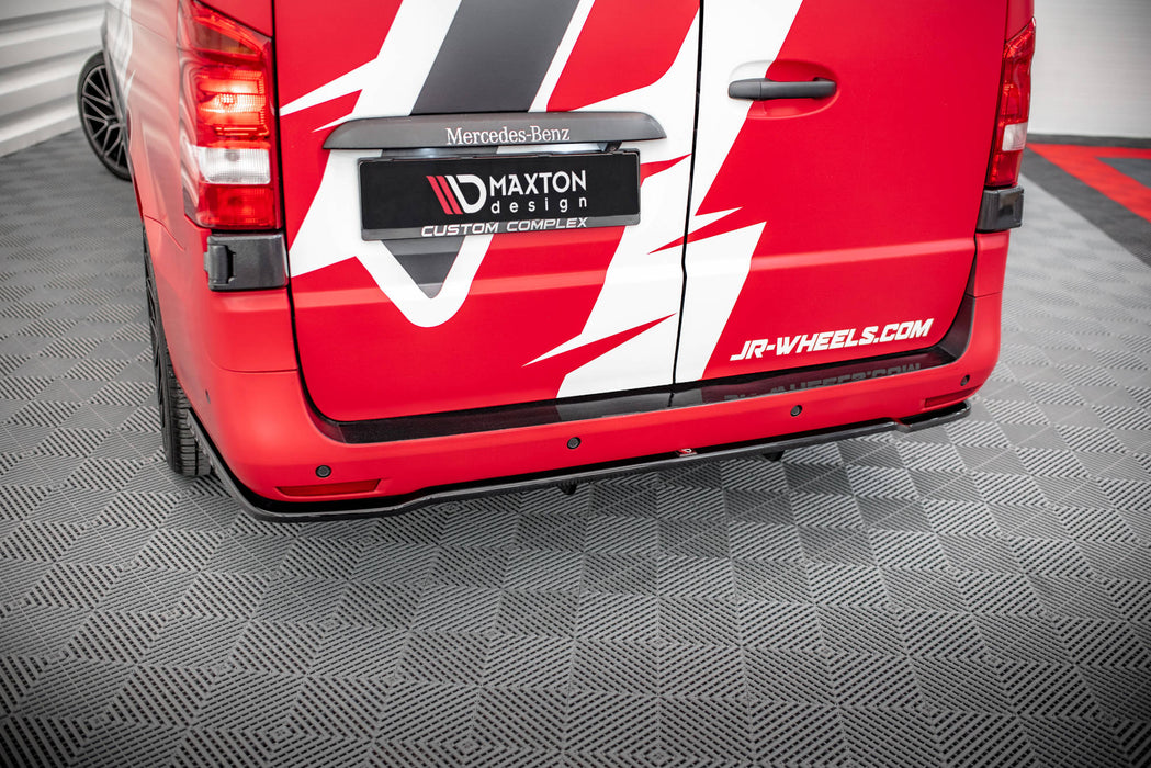 Maxton Design Rear Splitter (with vertical bars) Mercedes-Benz Vito / V W447 Facelift
