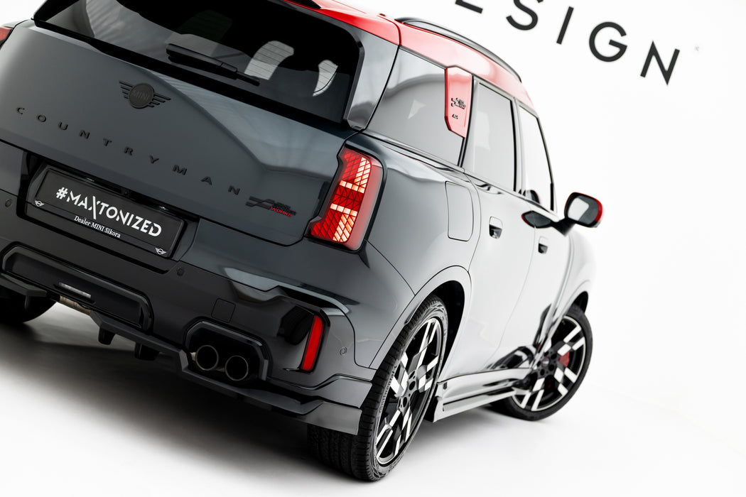 Maxton Design Rear Splitter (with vertical bars) Mini Countryman JCW U25