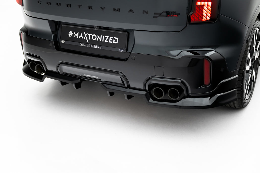 Maxton Design Rear Splitter (with vertical bars) Mini Countryman JCW U25