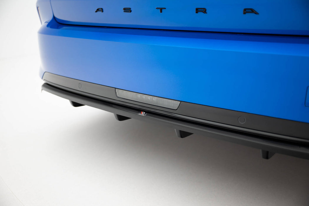 Maxton Design Rear Splitter (with vertical bars) Opel Astra Sports Tourer L (MK6)