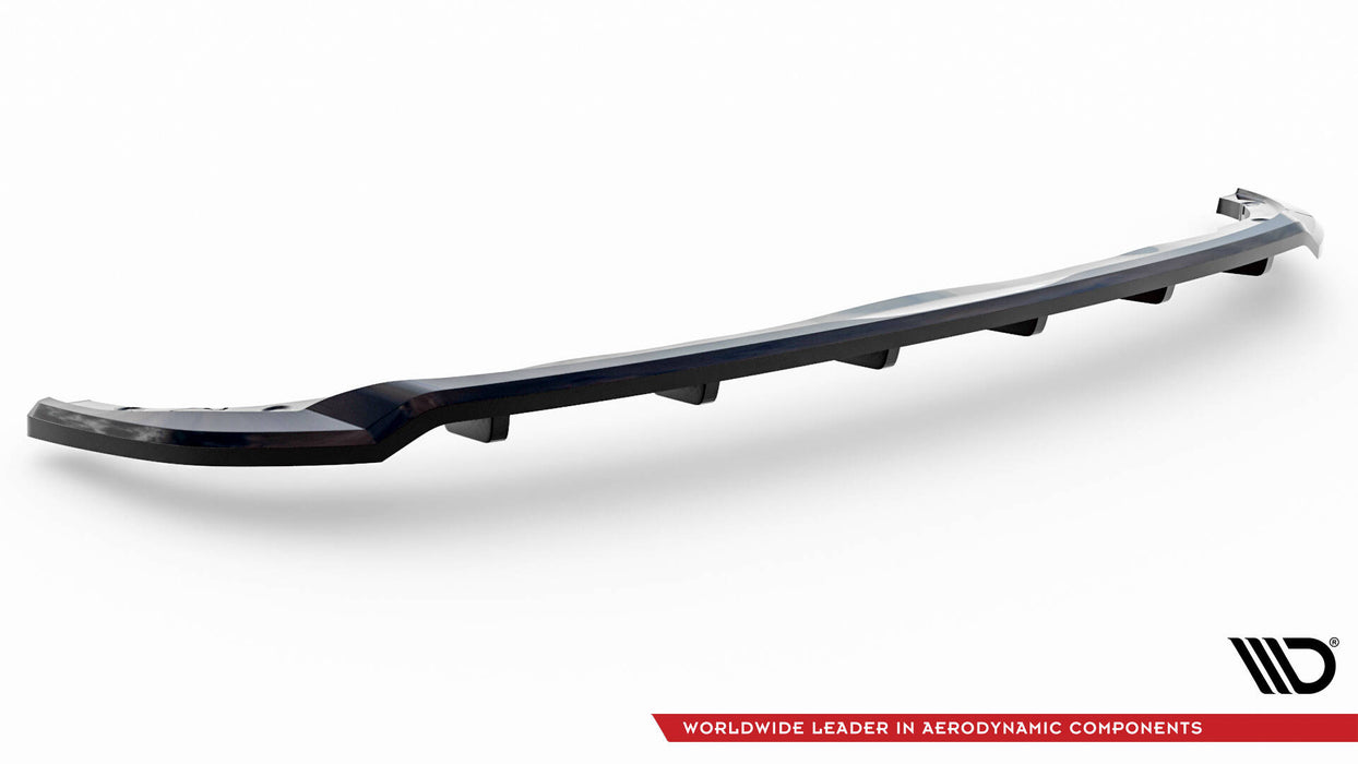 Maxton Design Rear Splitter (with vertical bars) Opel Corsa - e F ( Mk6)