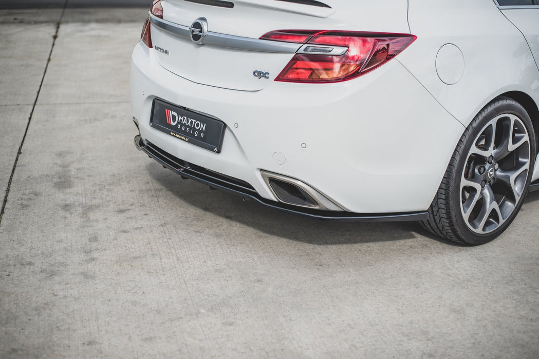 Maxton Design Rear Splitter (with vertical bars) Opel Insignia Mk. 1 OPC Facelift