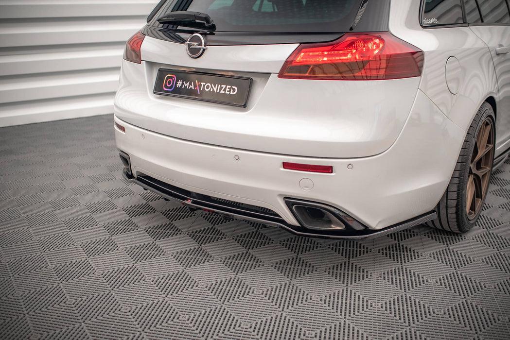 Maxton Design Rear Splitter (with vertical bars) Opel Insignia OPC Mk1