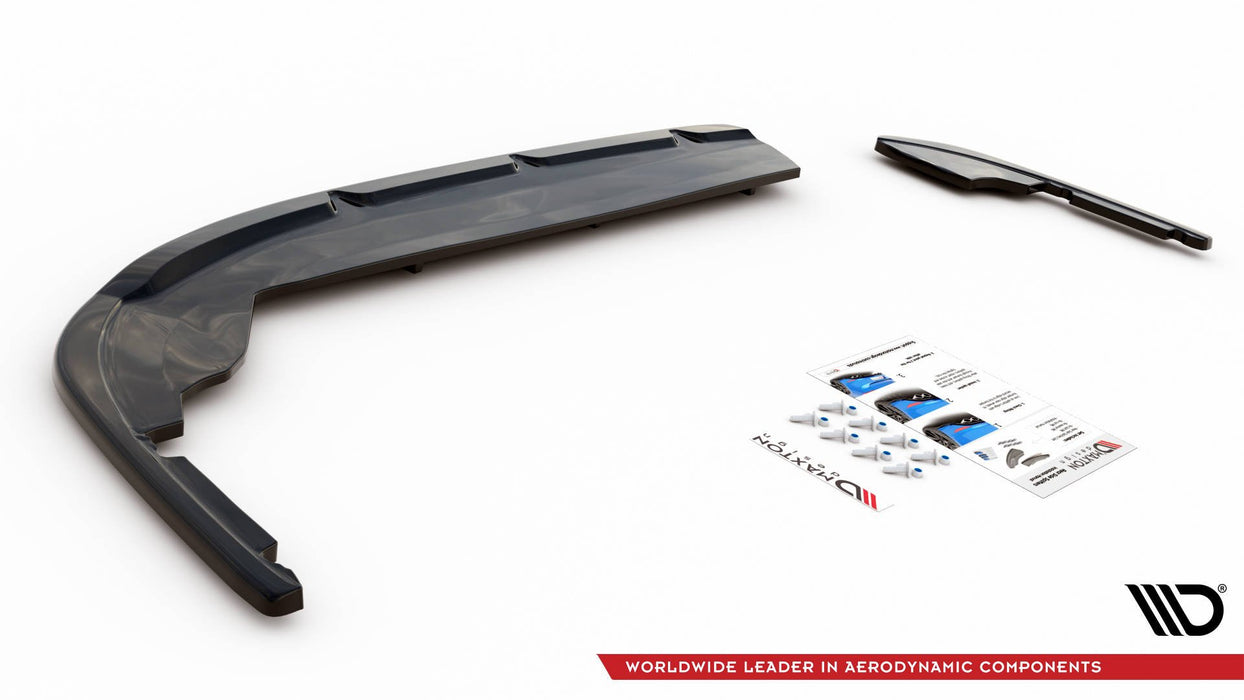 Maxton Design Rear Splitter (with vertical bars) Peugeot 508 Diesel Mk2