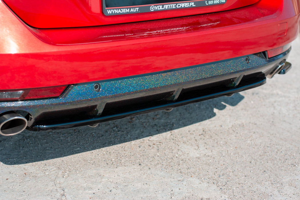 Maxton Design Rear Splitter(with vertical bars)  Peugeot 508 Petrol Mk2