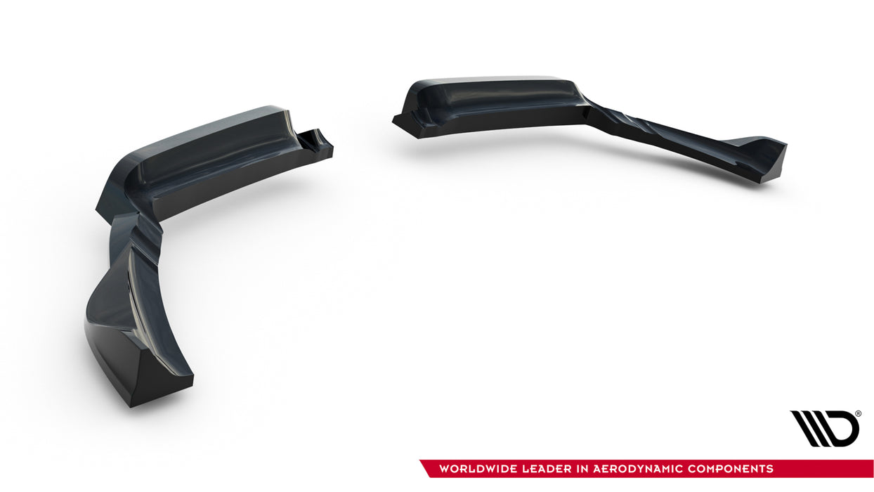 Maxton Design Rear Splitter (with vertical bars) Porsche 718 Cayman GTS 982c