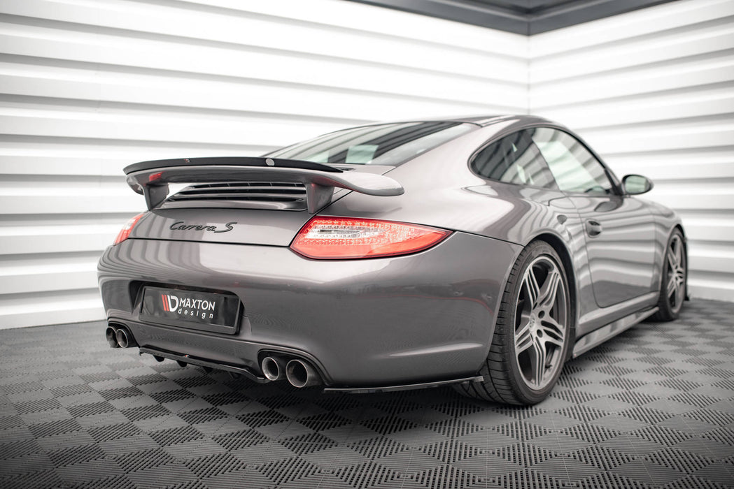 Maxton Design Rear Splitter (with vertical bars) Porsche 911 Carrera / Carrera GTS 997 Facelift