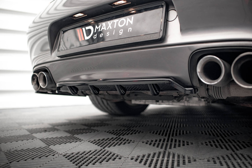Maxton Design Rear Splitter (with vertical bars) Porsche 911 Carrera / Carrera GTS 997 Facelift
