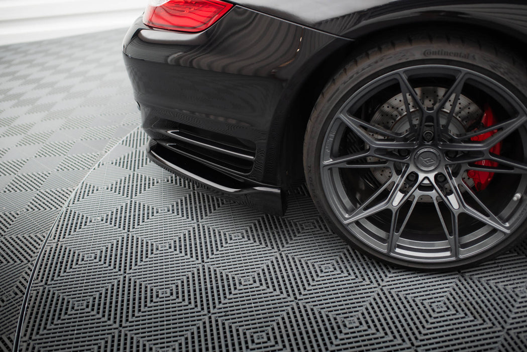 Maxton Design Rear Splitter (with vertical bars) Porsche 911 Turbo 997