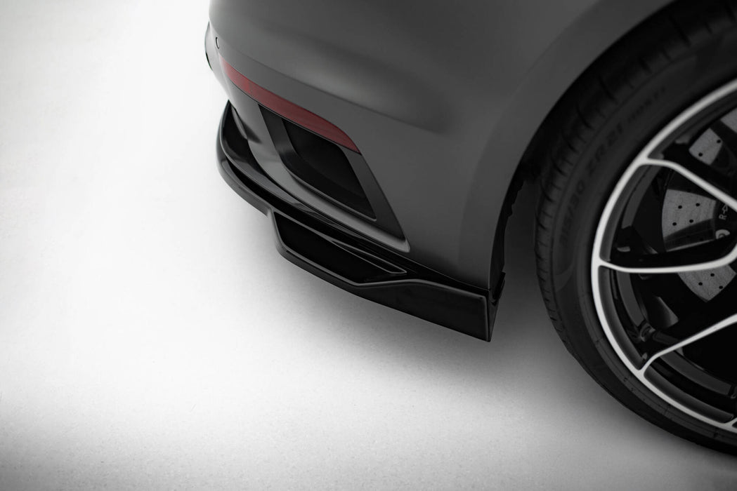 Maxton Design Rear Splitter (with vertical bars) Porsche 911 Turbo S Sport Package 992
