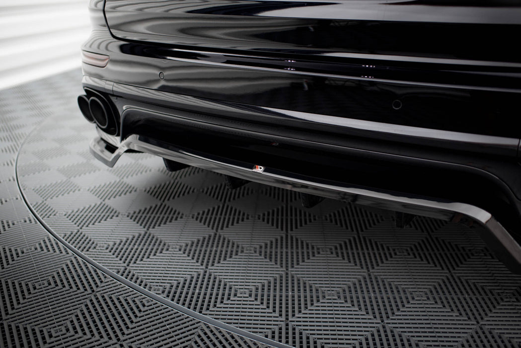 Maxton Design Rear Splitter (with vertical bars) Porsche Cayenne Mk2 Facelift