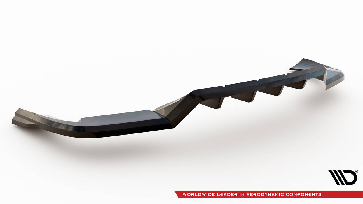 Maxton Design Rear Splitter (with vertical bars) Porsche Cayenne Sport Design Mk3