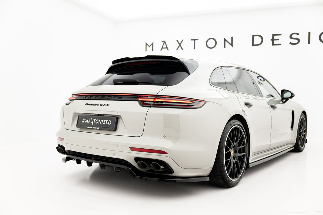 Maxton Design Rear Splitter (with vertical bars) Porsche Panamera GTS Sport Turismo 971 Facelift