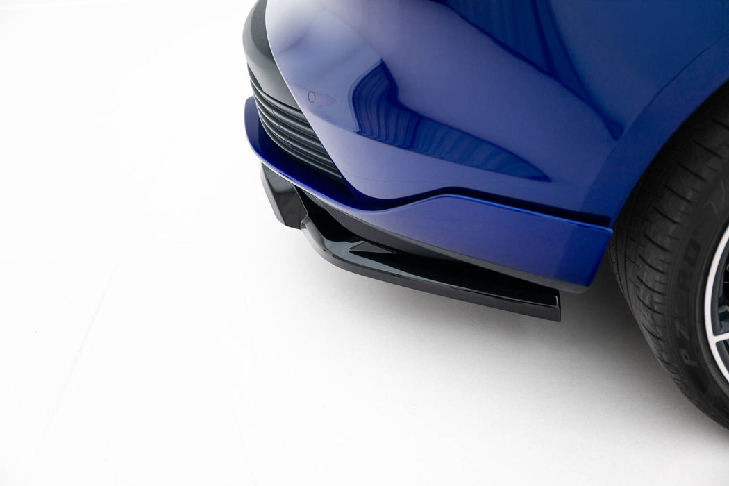 Maxton Design Rear Splitter (with vertical bars) Porsche Taycan Turbo S Mk1