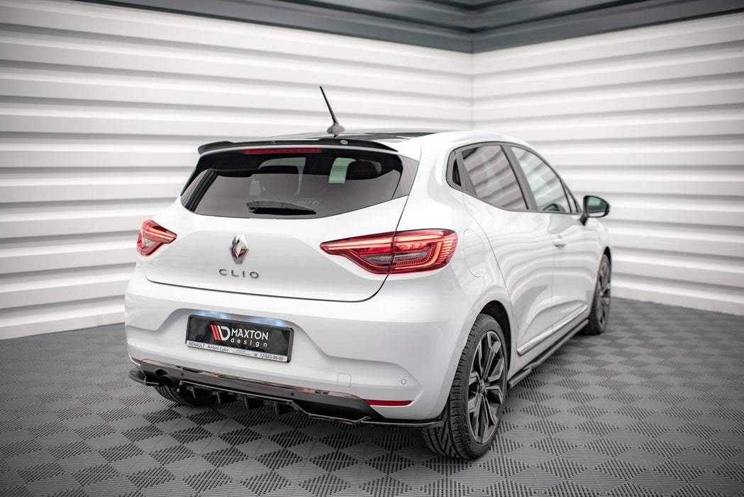 Maxton Design Rear Splitter (with vertical bars) Renault Clio Mk5