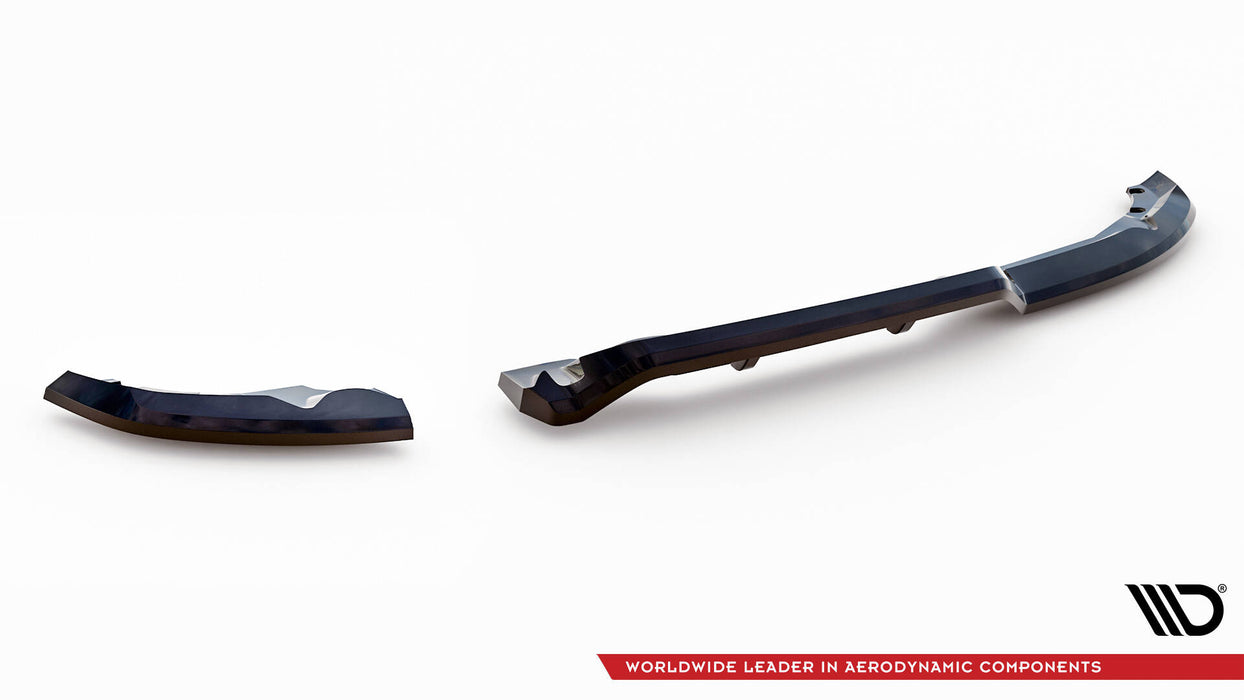 Maxton Design Rear Splitter (with vertical bars) Renault Clio R.S. Line Mk5