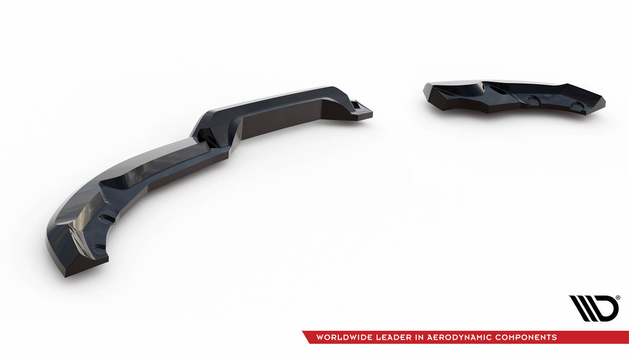 Maxton Design Rear Splitter (with vertical bars) Renault Clio R.S. Line Mk5