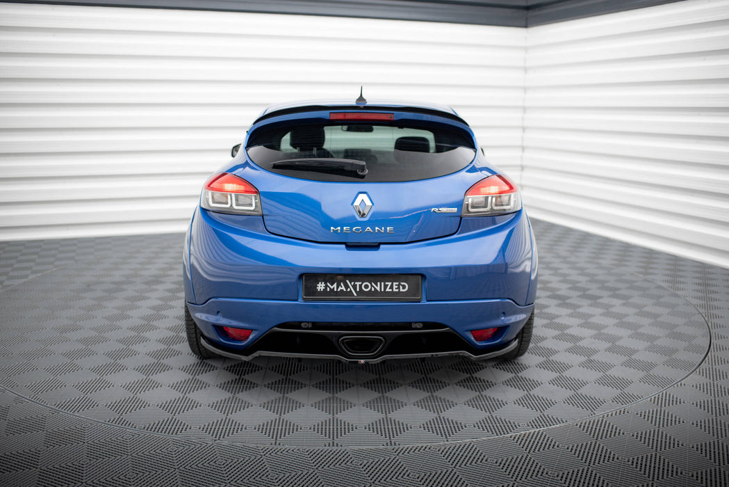 Maxton Design Rear Splitter (with vertical bars) Renault Megane RS Mk3