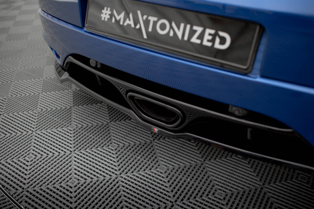 Maxton Design Rear Splitter (with vertical bars) Renault Megane RS Mk3