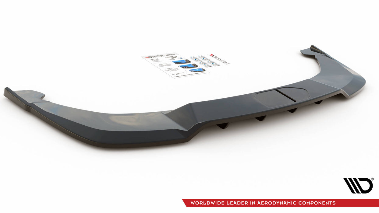 Maxton Design Rear Splitter (with vertical bars) Skoda Enyaq iV