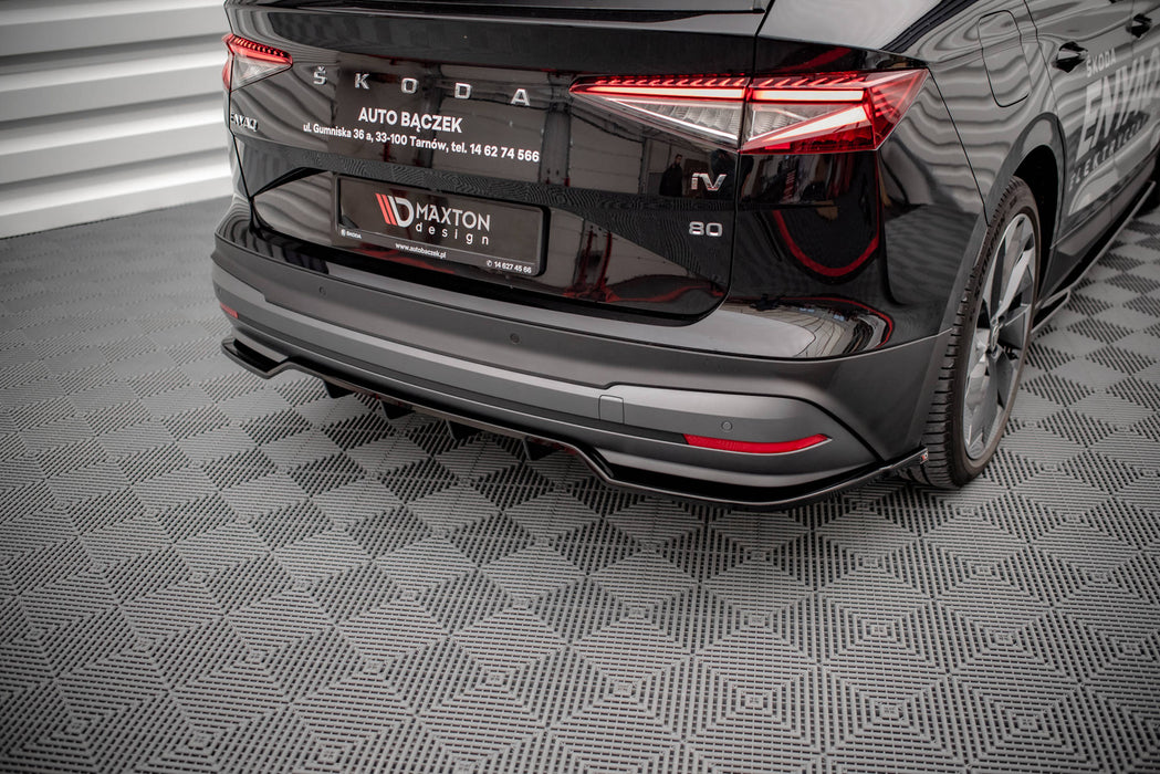 Maxton Design Rear Splitter (with vertical bars) Skoda Enyaq iV