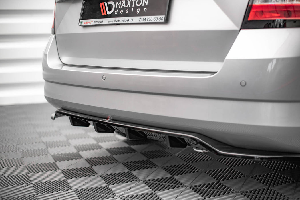 Maxton Design Rear Splitter (with vertical bars) Skoda Fabia Combi Mk3