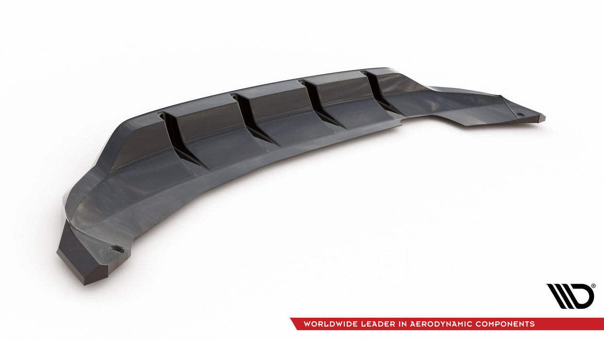 Maxton Design Rear Splitter (with vertical bars) Skoda Fabia Monte Carlo Mk4