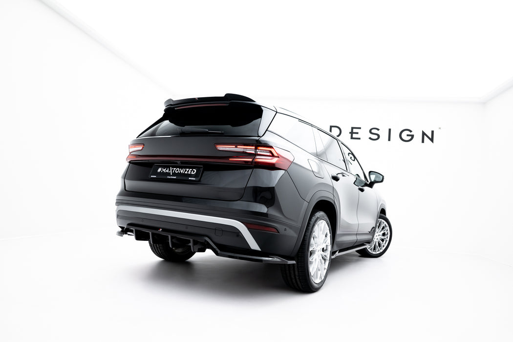 Maxton Design Rear Splitter (with vertical bars) Skoda Kodiaq Mk2