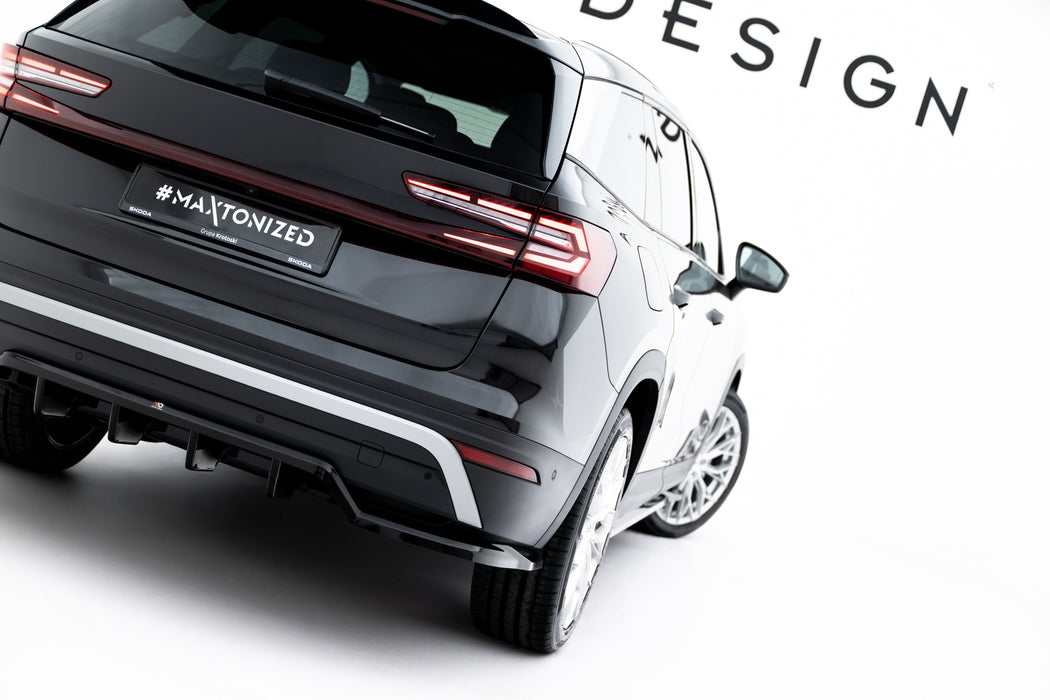 Maxton Design Rear Splitter (with vertical bars) Skoda Kodiaq Mk2